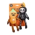 Picture of HALLOWEEN TOY CANINE FS OH MY GOURD PUMPKIN & SKELETON - 2/pk