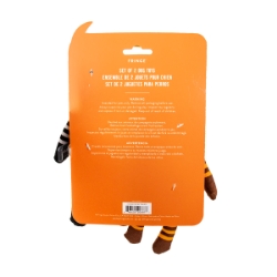 Picture of HALLOWEEN TOY CANINE FS PUMPKIN AND SKELETON - 2/pk