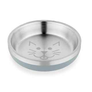 Picture of BOWL CAT VAN NESS Insulated Stainless Steel Non Slip Dish - 8oz