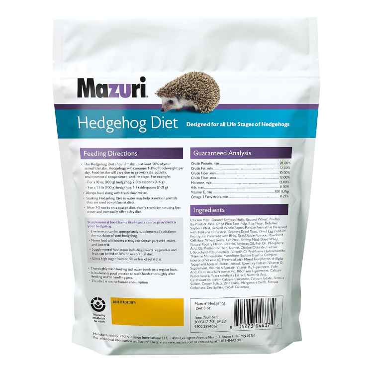 Picture of MAZURI HEDGEHOG DIET - 8oz