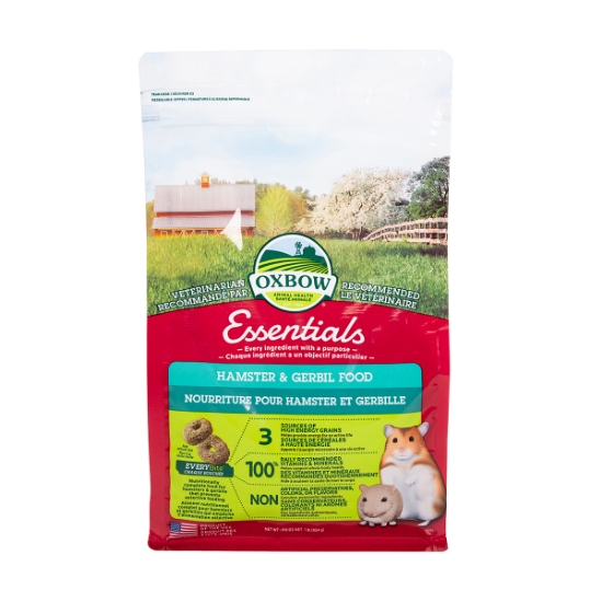 Picture of OXBOW ESSENTIALS HAMSTERS & GERBIL FOOD - 4.54g / 1lb