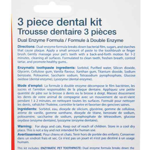 Picture of UBAVET DUAL ENZYME DENTAL KIT for DOGS AND CATS