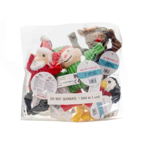 Picture of XMAS HOLIDAY CANINE HUGGLE HOUND WEE HUGGLES SANTA'S WORKSHOP - 6/pk