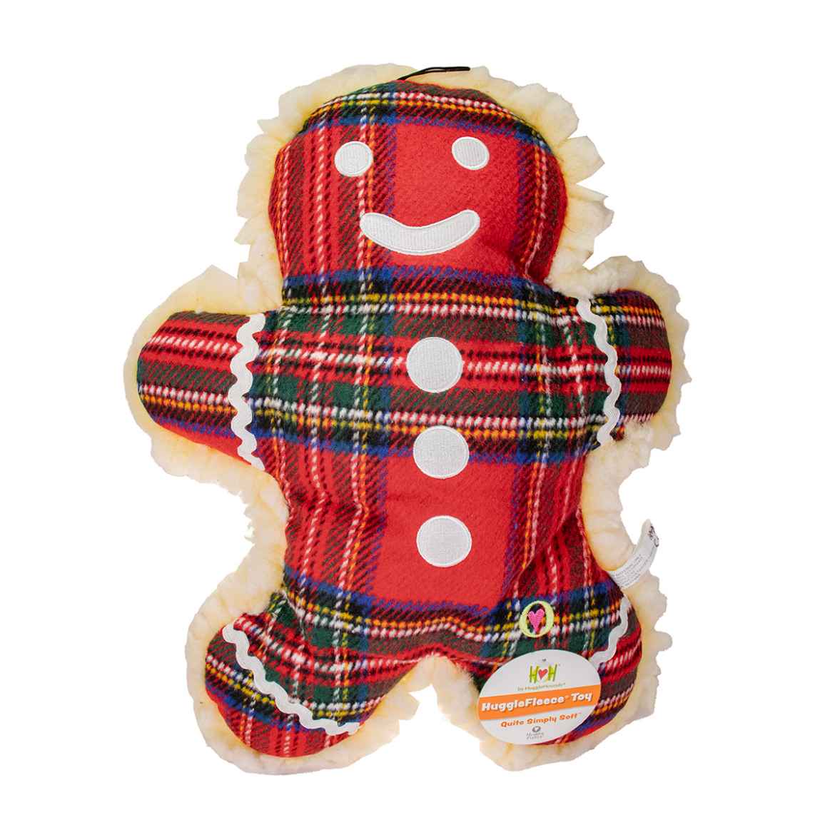 Picture of XMAS HOLIDAY CANINE HUGGLE HOUND TARTAN & HUGGLE FLEECE McBUTTONS SR- 24in