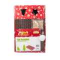 Picture of XMAS HOLIDAY CAT PAWISE Scratcher with Toy - 33cm x  22cm x 5cm