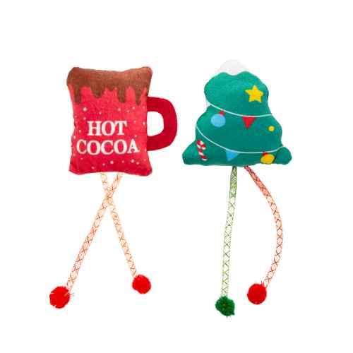 Picture of XMAS HOLIDAY CAT PAWISE TOYS - 2/pk