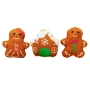 Picture of XMAS HOLIDAY CAT PAWISE Gingerbread Man Family - 3/pk