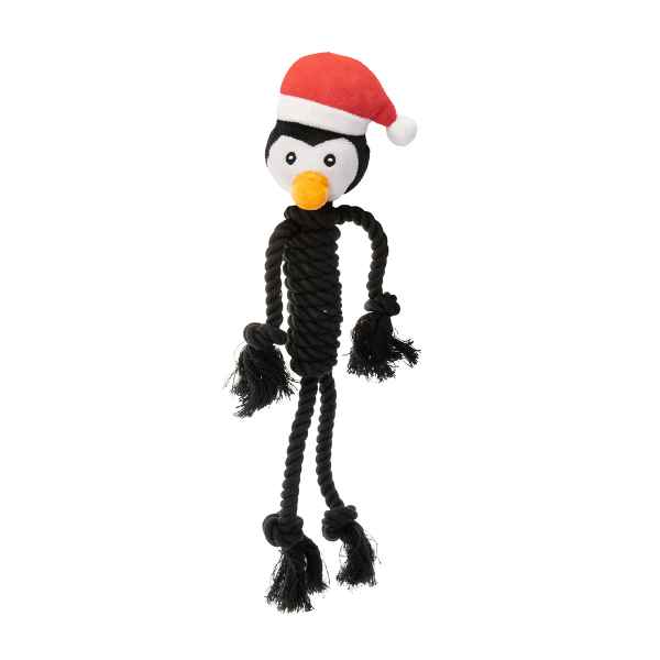 Picture of XMAS HOLIDAY CANINE PAWISE Penguin with Rope