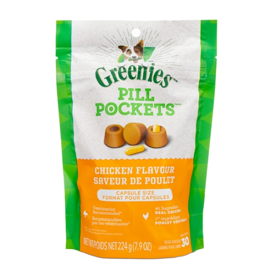 Picture of PILL POCKETS Dog Capsules Chicken Flavor - 7.9oz/224g