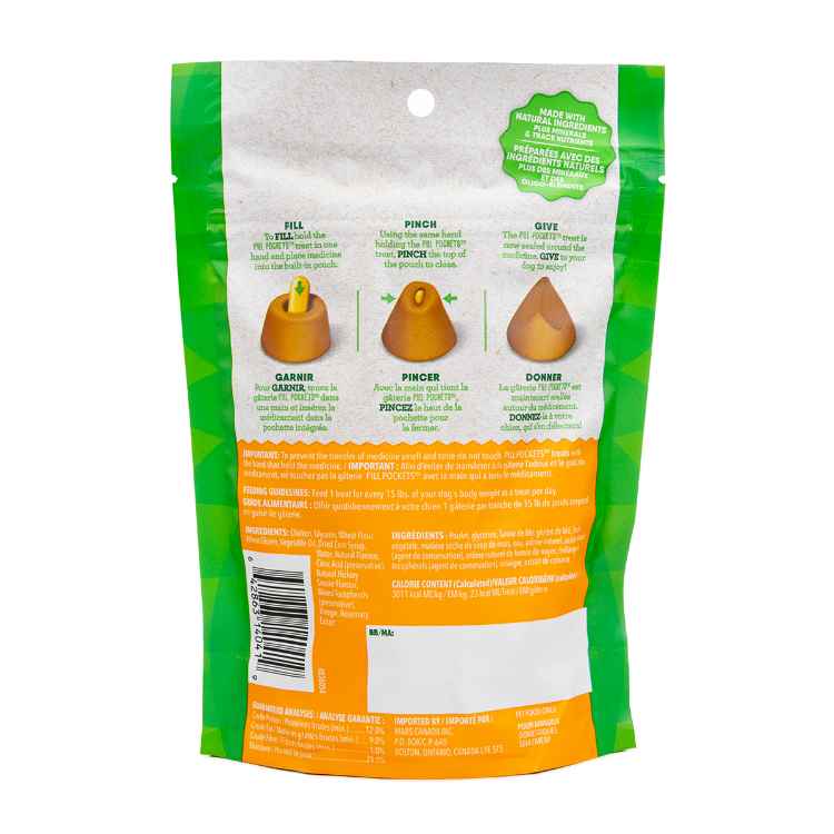 Picture of PILL POCKETS Dog Capsules Chicken Flavor - 7.9oz/224g