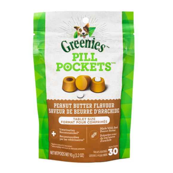 Picture of PILL POCKETS Dog Tablet Peanut Butter Flavor - 3.2oz / 90g