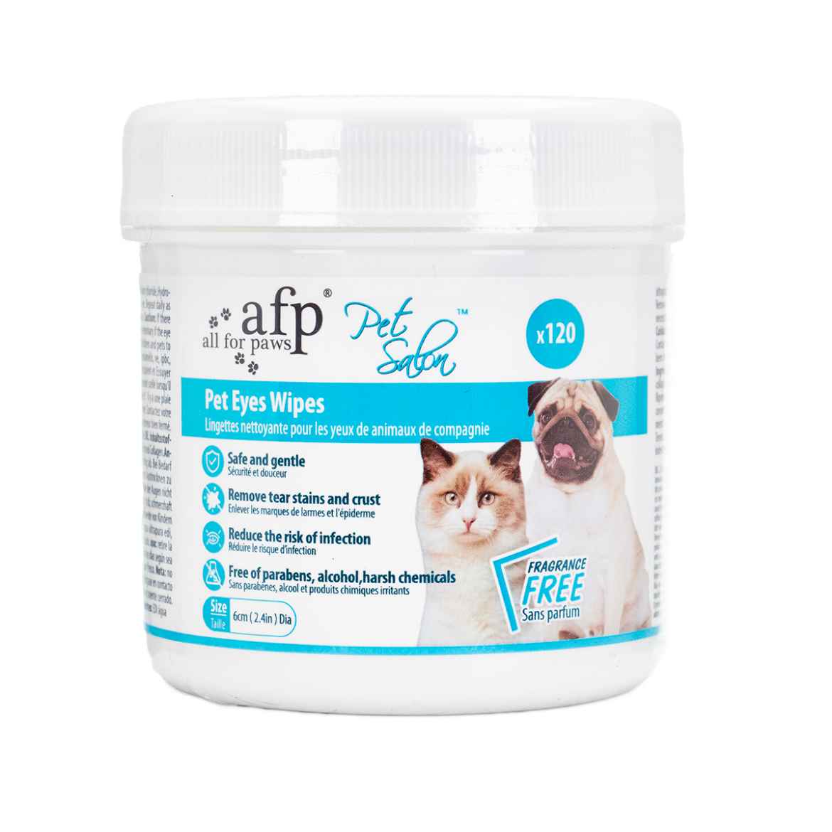 Picture of PET SALON AFP EAR AND EYE WIPES - 120ct