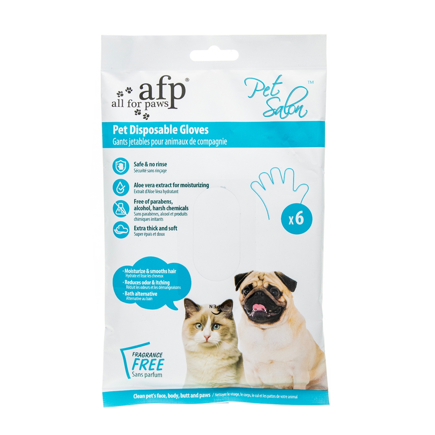 Picture of PET SALON AFP GROOMING GLOVE - 6/pk