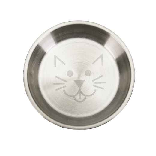 Picture of BOWL CAT VAN NESS Insulated Stainless Steel Non Slip Dish - 8oz