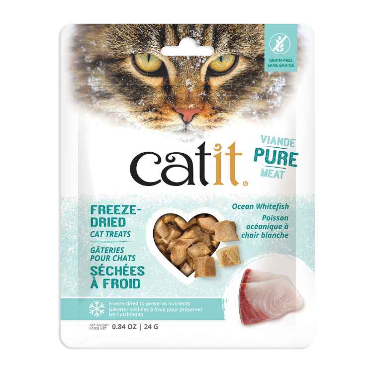 Picture of TREAT FELINE CATIT FREEZE DRIED RAW Ocean Whitefish - 1oz