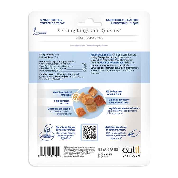 Picture of TREAT FELINE CATIT FREEZE DRIED RAW Tuna - 1oz