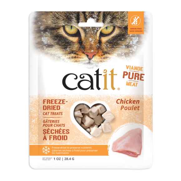 Picture of TREAT FELINE CATIT FREEZE DRIED RAW Chicken - 1oz