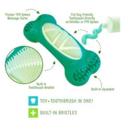 Picture of TOY DOG BRUSH ' N BITE - Green