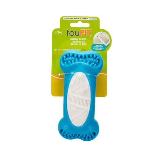 Picture of TOY DOG BRUSH ' N BITE - Blue