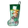 Picture of XMAS HOLIDAY CANINE FS HAPPY PAWLIDAYS STOCKING - 5/pk 