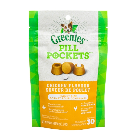 Picture of PILL POCKETS Dog Tablet Chicken Flavor - 3.2oz / 90g