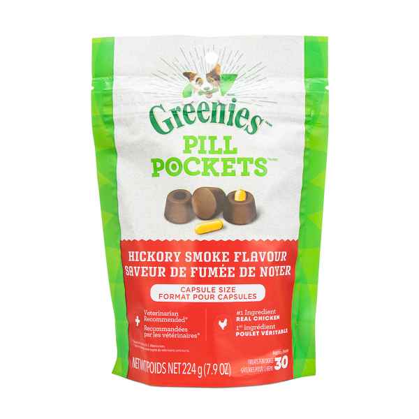Picture of PILL POCKETS Dog Capsules Hickory Smoke Flavor - 7.9oz / 224g