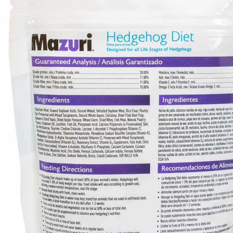 Picture of MAZURI HEDGEHOG DIET - 8oz