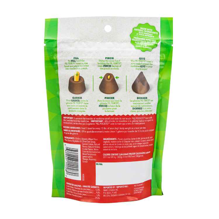 Picture of PILL POCKETS Dog Capsules Hickory Smoke Flavor - 7.9oz / 224g