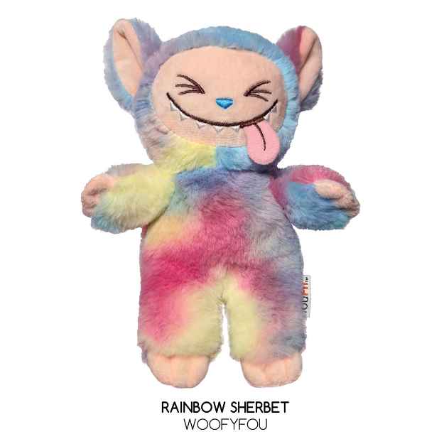 Picture of TOY DOG LAFOUFOU Rainbow Sherbert WoofyFou - 8in