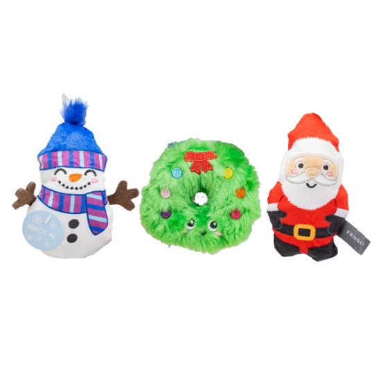 Picture of XMAS HOLIDAY CANINE FS WE HAVE GREAT CHEMIS TREE SET- 3/pk 