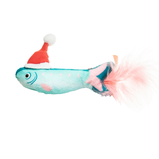 Picture of XMAS HOLIDAY FELINE Merry Fishmas Sardine 
