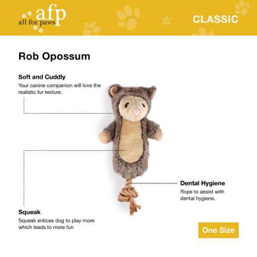 Picture of TOY CANINE AFP WOODLAND CLASSIC - Rob Opposum