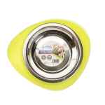 Picture of BOWL PAWISE STAINLESS STEEL W/ PLASTIC STAND Yellow - 750mL
