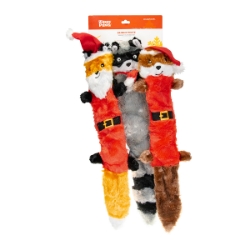 Picture of XMAS HOLIDAY TOY CANINE ZIPPYPAW Skinny Peltz - 3/pk 