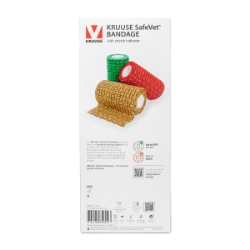 Picture of SAFEVET FLEXIBLE BANDAGE Assorted Colors 10cm x 4.5m - 10/box