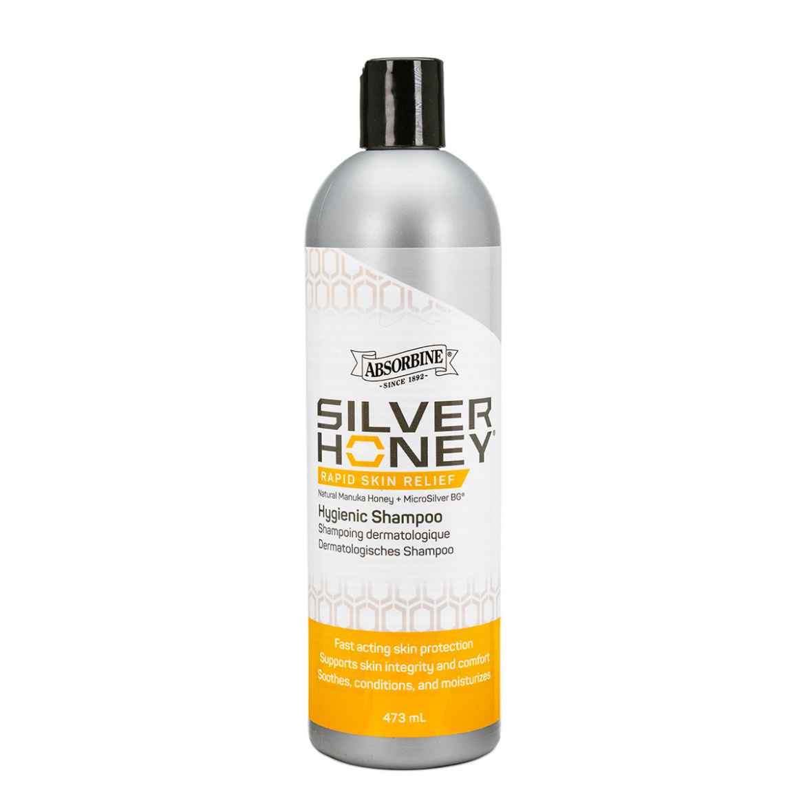 Picture of SHAMPOO ABSORBINE SILVER HONEY HYGIENIC RAPID RELIEF - 473ml