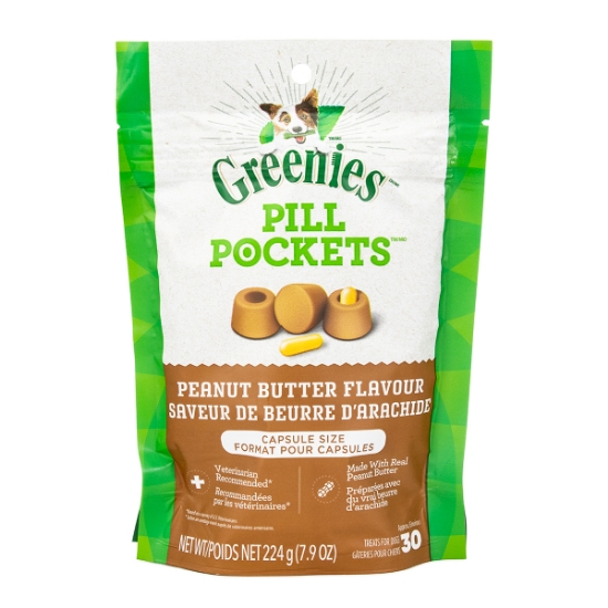 Picture of PILL POCKETS Dog Capsules Peanut Butter Flavor - 7.9oz / 224g