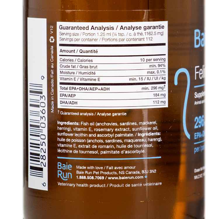 Picture of BAIE RUN FELINE OMEGA-3 LIQUID - 140ml