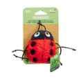 Picture of TOY CAT SILVER PAW ECO PLUSH LADYBUG with CATNIP