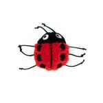 Picture of TOY CAT SILVER PAW ECO PLUSH LADYBUG with CATNIP
