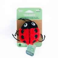 Picture of TOY CAT SILVER PAW ECO PLUSH LADYBUG with CATNIP