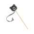 Picture of TOY CAT SILVER PAW ECO GREY BEAR TEASER WAND