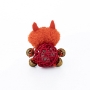 Picture of TOY CAT SILVER PAW ECO RATTAN BALL & BELLS - Fox