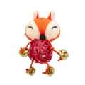 Picture of TOY CAT SILVER PAW ECO RATTAN BALL & BELLS - Fox