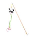 Picture of TOY CAT SILVER PAW ECO WHITE PANDA TEASER WAND