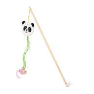 Picture of TOY CAT SILVER PAW ECO WHITE PANDA TEASER WAND