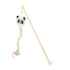 Picture of TOY CAT SILVER PAW ECO WHITE PANDA TEASER WAND