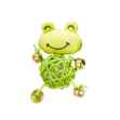 Picture of TOY CAT SILVER PAW ECO RATTAN BALL & BELLS - Frog