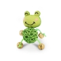 Picture of TOY CAT SILVER PAW ECO RATTAN BALL & BELLS - Frog