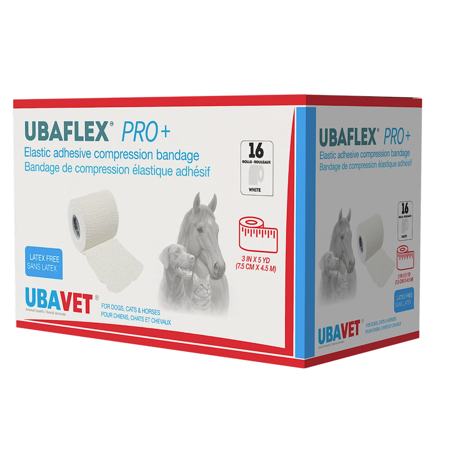 Picture of UBAFLEX PRO PLUS COMPRESSION BANDAGE 3" (7.5 CM) - 16/box